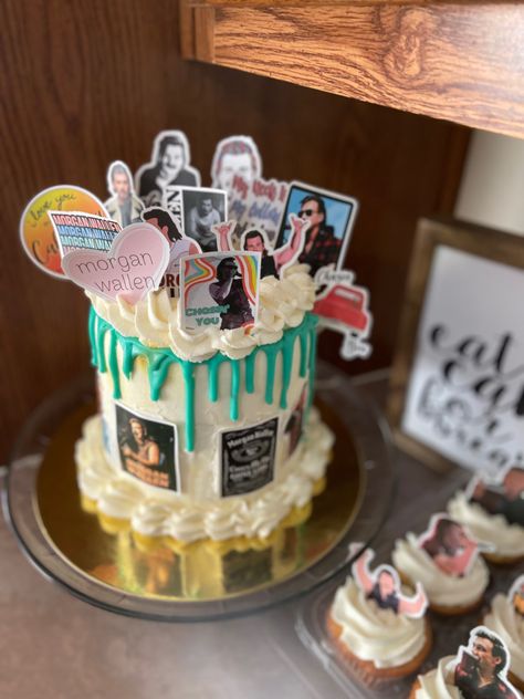 Country Music Cake Ideas, Morgan Wallen Birthday Party Decor, Lainey Wilson Birthday Cake, Morgan Wallen Cake Ideas, Morgan Wallen Birthday Party Ideas, Morgan Wallen Birthday Cake, Morgan Wallen Themed Birthday Party, Morgan Wallen Cake, Morgan Wallen Birthday Party