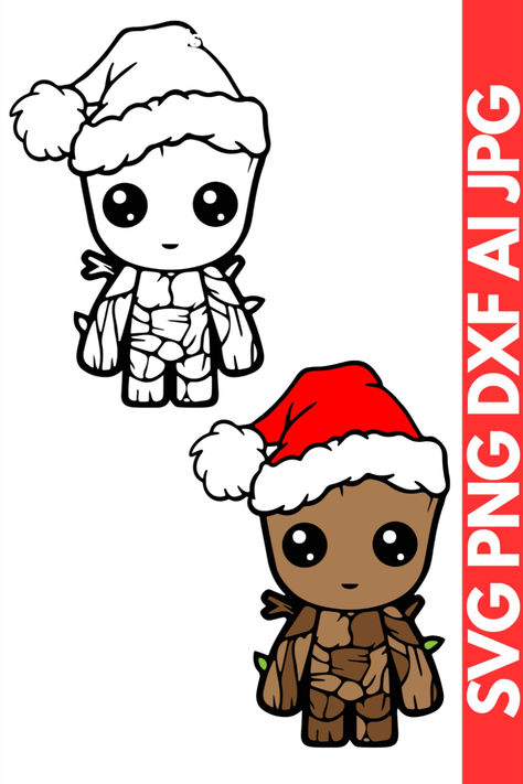 Christmas Groot SVG | I Am Groot SVG | Disney Groot SVG|Marvel Groot SVG Cricut | Groot SVG Gratuit Marvel Christmas Drawing, Marvel Christmas Card, Cute Christmas Painting Ideas, Marvel Diy Crafts, Guardians Of The Galaxy Svg, Guardians Of The Galaxy Christmas, Super Hero Christmas, Christmas Groot, Groot Svg