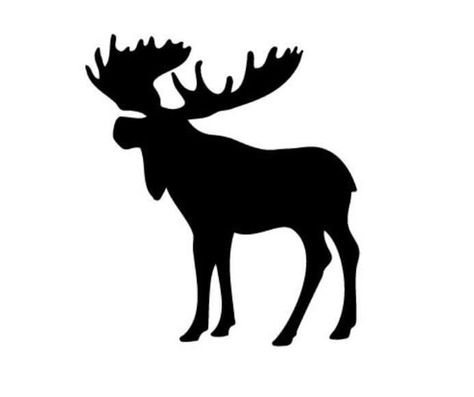 10+ Best Moose Silhouette Tattoo Designs - PetPress Moose Silhouette Tattoo, Moose Outline Tattoo, Cute Moose Tattoo, Moose Tattoo For Women, Moose Logo Design, Moose Tattoo, Silhouette Tattoo, Moose Silhouette, Animal Tattoo Ideas