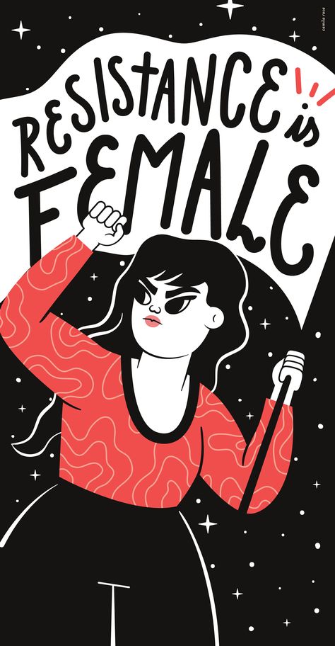 Camila Rosa illustration Feminism Art, Feminist Af, Frida Art, Wallpaper Tumblr, Intersectional Feminism, Feminist Quotes, Life Quotes Love, Feminist Art, A Sign