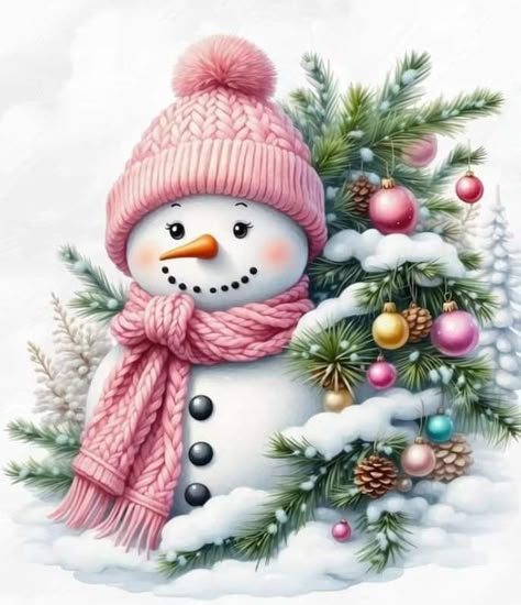 Snowman Pictures Image, Snowman Winter Scenes, Snowmen Pictures Cute, Vintage Snowman Images, Christmas Snowman Painting Zazzle, Snowman Images, Christmas Diamonds, Winter Diy, Christmas Scenes