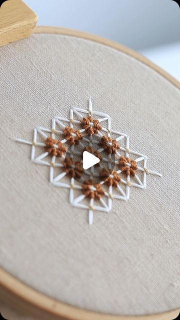 Anastasia | Hand embroidery on Instagram: "Beautiful lattice weaving 🤍✨

We are kicking off this exciting challenge in the Academy in September so don’t miss to jump in while the doors are open! 

Comment “academy” below and I’ll send you the invite ☺️" Lattice Embroidery, Needle Embroidery, The Door Is Open, Jump In, Punch Needle, The Doors, Embroidery Art, Sewing Tutorials, Lattice