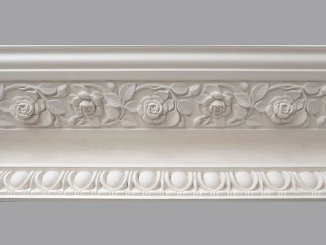 Victorian Plaster Cornice Collection 1837 - 1901 | Cornice London Victorian Cornice, Coving Ideas, Types Of Trim, Mauve Room, Winchester House, Plaster Cornice, Chair Rails, Folk Victorian, Bedroom Victorian