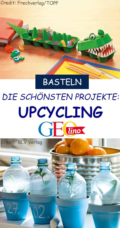 Auf unserer Themenseite zu Upcycling liefern wir euch auf GEOlino.de die schönsten Ideen und Projekte, um aus alten Dingen Neues zu zaubern! #basteln #upcycling #ausaltmachneu #diy #kreativ #bastelnmitkindern #bastelstunde #bastelidee #basteltipps Mason Jar Luminaries, Upcycled Furniture Diy, Diy Upcycling, Décor Boho, Diy Tags, Upcycled Crafts, Recycled Furniture, Décor Diy, Diy Crafts To Sell