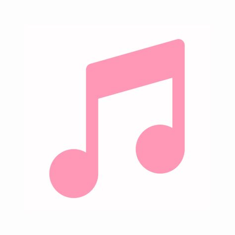 Macbook App Icons, Pink Apple Music Icon, Changes Aesthetic, Preppy Logos, App Icon Music, Apple Music Icon, Macbook Icons, Music App Icon, Music Note Logo