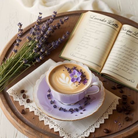 Lavender Latte Recipe: Crafting the Perfect Floral Coffee Delight Lavender Coffee Recipes, Lavender Late, Manager Vision Board, Lavender Iced Coffee, Lavender Latte Recipe, Coffee Drinks At Home, Mocha Recipes, Lavender Coffee, Coffee Smoothie Recipes