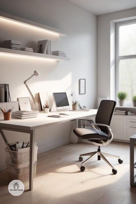 Tired of your cluttered workspace? Let's transform it! 🌟 Dive into ergonomic furniture that hugs your posture and organization hacks that Marie Kondo would envy. Discover how a chic, efficient office can spark creativity and focus. From battling landlord restrictions to IKEA adventures, learn from my design blunders and triumphs. Your dream office awaits! #HomeOfficeGoals #WorkspaceInspo #ProductivityBoost #ErgonomicDesign #OfficeMakeover#HomeOfficeGoals #WorkspaceInspo #ProductivityBoost #ErgonomicDesign #OfficeMakeover Home Office Adjustable Desk, Office Adjustable Desk, Cluttered Workspace, Ergonomic Furniture, Comfy Space, Office Productivity, Ergonomics Furniture, Dream Office, Office Makeover