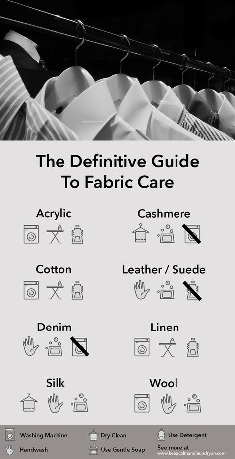 A handy guide to washing different kinds of fabric safely. For detailed info and more fabrics, check out the guide on keepcalmandlaundryon.com! Fabric Care Tips, Fabric Guide, Fashion Terms, Fashion Dictionary, Fashion Design Patterns, Fashion Vocabulary, Clothing Fabric, Sewing Fashion, Kinds Of Fabric