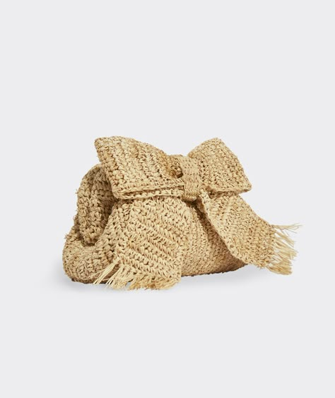 Shop Raffia Bow Clutch at vineyard vines Bow Clutch, Womens Luggage, Straw Clutch, Bow Bag, Crochet Clutch, Womens Handbags, Raffia Bag, Woven Raffia, Straw Bags