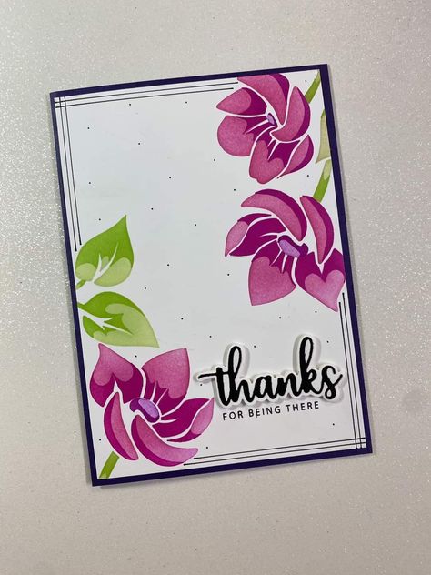 Gina K Designs Stencils, Gina K Modern Floral Cards, Gina K Lush Leaves Stencil, Gina K Floral Banner, Gina K Delightful Blooms Stencil, Gina K Designs, Gina K, Card Kit, Handmade Cards