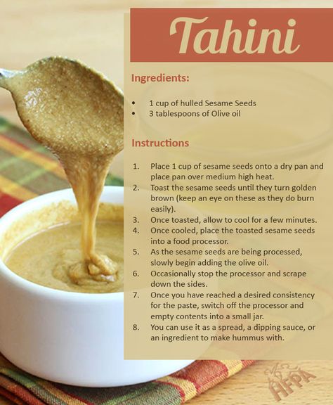 Diy Tahini How To Make, How To Make Tahini Paste, Homemade Tahini Sauce, How To Make Tahini Sauce, Tahini Recipe Homemade, How To Make Hummus, How To Make Tahini, Resep Vegan, Hummus Recipe Homemade