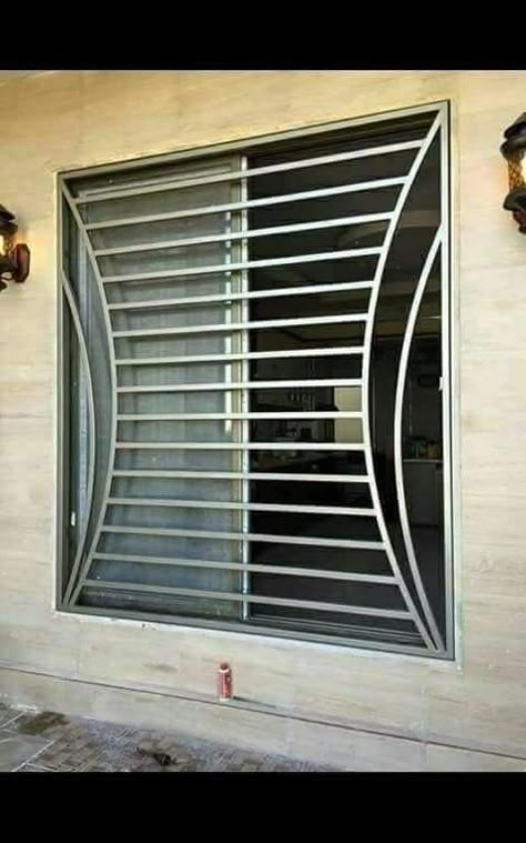 Pin by Marino Acuña on decoración in 2022 | Window grill design modern, Window grill design, Steel grill design درابزين السلم, Steel Grill Design, Iron Window Grill, Modern Window Grill, Home Window Grill Design, Window Grill Design Modern, Home Gate Design, House Window Design, Grill Gate Design