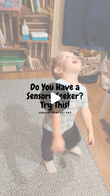 Hannah Sylcox | Pediatric Occupational Therapy Assistant on Instagram: "🌀 Do you have a sensory seeker? 🌀

A sensory seeker is someone, often a child, who craves more sensory input than others, like moving, touching, or making noise, to help their body feel calm and focused. Sometimes kids who are sensory seekers do things that seem "bad" or disruptive, but really, they're just trying to get the sensory input their bodies need. They might move around a lot, touch everything, talk loudly, or play rough because their bodies are craving more sensation. It’s not that they’re misbehaving on purpose—it’s how they’re trying to feel balanced. When we understand this, we can help them find better ways to get that sensory input without it causing problems.

That's why I've provided alternative act Occupational Therapy Toys, Sensory Seeker Activities, Sensory Seeking Behavior, Sensory Seeker, Occupational Therapy Assistant, Sensory Input, Therapy Toys, Pediatric Occupational Therapy, Grandparenting