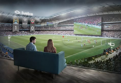 Watch live sports in this startups VR stadium http://amapnow.com http://my.gear.host.com http://needava.com http://renekamstra.com Furniture Advertisement, Sport Betting, Virtual Games, Play Online Casino, Sports Stadium, Virtual Reality Headset, Creative Poster, Different Sports, Watch Football