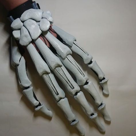 3D Printable Skeleton skin for my Articulated finger extensions by Julien Jeanroy Articulated Finger Extensions, Prosthetic Fingers, Finger Extensions, Skeleton Skin, Skeleton Finger, Robot Design Sketch, Future Man, 3d Printing Diy, 3d Printed Objects