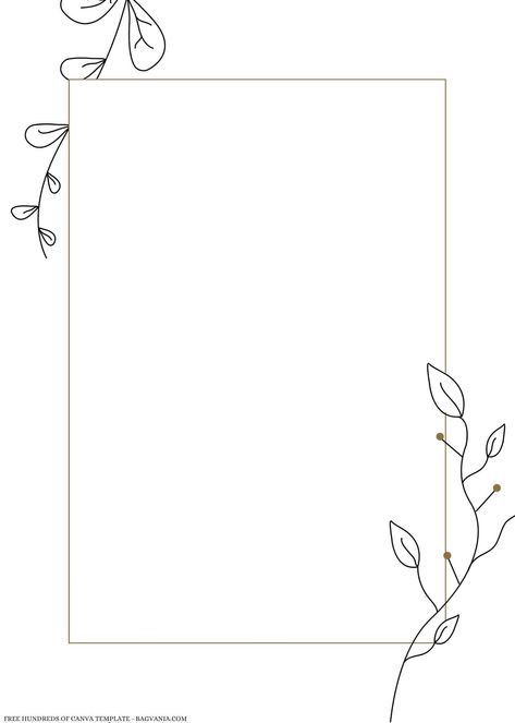 Free 14+ Minimalist Flower Gold Line Canva Wedding Invitation Templates #free #freeinvitation2019 #birthday #disney #invitations #invitationtemplates Minimalist Border Design, Chart Paper Decoration Ideas, Bullet Journal Boxes, Invitation Border, Boarders Designs For Projects, Minimalist Template, Printable Border, Simple Wedding Cards, Birthday Background Design