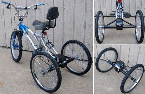 Transformer son vélo en tricycle avec Trikezilla ! Intense Bikes, Bike Rack Garage, Three Wheel Bicycle, Electric Bike Kits, Trike Bicycle, Recumbent Bicycle, Scooter Bike, Quad Bike, Bike Rack