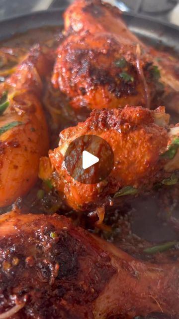 Kasuri Methi, Puri Recipes, Ginger Garlic Paste, Tandoori Masala, Chicken Pieces, Yummy Chicken Recipes, Coriander Powder, Green Chilli, Garlic Paste