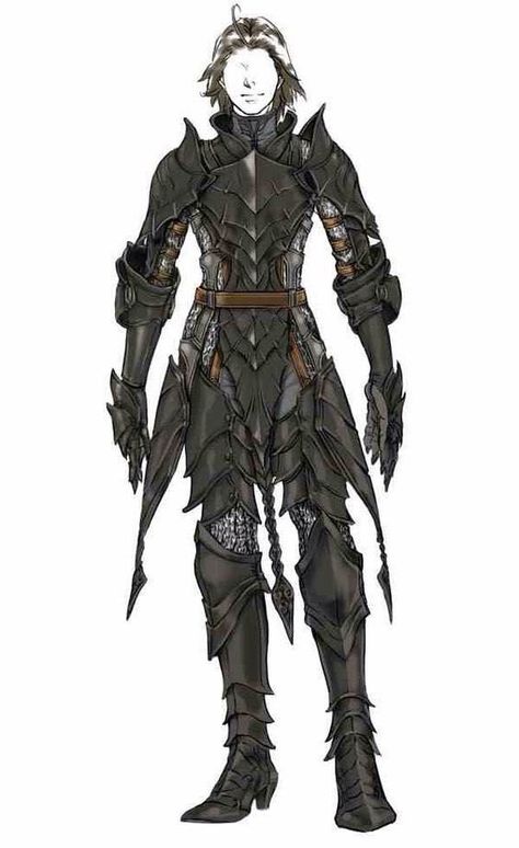 Leather Armour Male Concept Art, Elf Armor Design, Scale Mail Armor Dnd Male, Dark Armor Design, Male Armor Design, Medieval Armor Concept Art, Leather Armor Design, Male Fantasy Armor, Fantasy Armor Concept Art