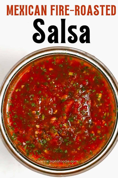 Roasted Tomato Salsa Recipe, Fire Roasted Salsa, Mexican Favorites, Roasted Salsa, Mexican Salsa Recipes, Tomato Salsa Recipe, Roasted Tomato Salsa, Salsa Recipes, Mexican Salsa