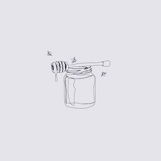 Honey Pot Drawing Simple, Honeypot Tattoo, Honey Jar Tattoo, Honey Drawing, Ghost Quartet, Iris Flower Tattoo, Bee Positive, Psd Coloring, Raven Cycle