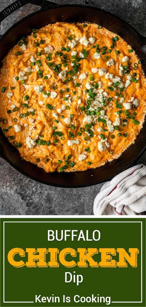 Baked Buffalo Chicken Dip, Spicy Buffalo Chicken Dip, Dip Video, Chicken Wing Dip, Melissas Southern Style Kitchen, Costco Rotisserie Chicken, Spicy Buffalo Chicken, Chicken Dip Recipe, Buffalo Chicken Dip Recipe