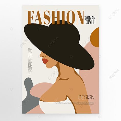 Woman Magazine Cover Fashion Template Fashion Design Portfolio Front Cover, Fashion Book Cover Design Ideas, Magazine Cover Ideas Design, Fashion Cover Page, Magazine Front Cover Design, Fashion Illustration Magazine, Fashion Book Cover, Fashion Magazine Cover Design, Magazine Drawing