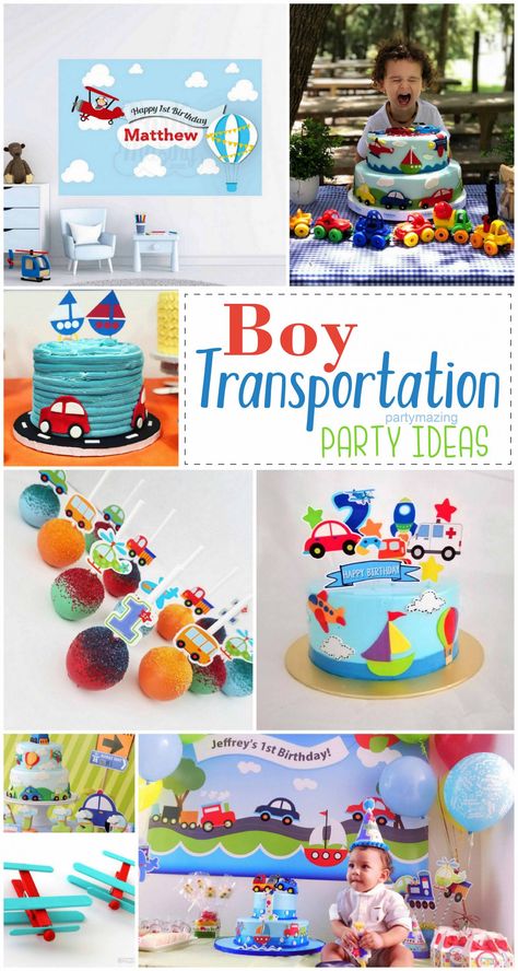 Vehicle Party Theme, Vehicles Birthday Theme, Vehicle Themed Birthday Party, Transportation Theme Birthday Party, Transportation Birthday Party Ideas, Transportation Birthday Theme, Vehicle Birthday Party, Vehicles Birthday Party, Vehicles Party