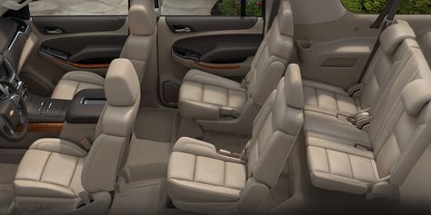 2019 Suburban Large SUV: Avail. As 7, 8 or 9 Seater SUV Chevy Suburban Interior, 9 Seater Suv, Chevy Tahoe Interior, Chevrolet Tahoe Interior, Suburban Interior, Family Cars Suv, 7 Seater Suv, Family Suv, Large Suv