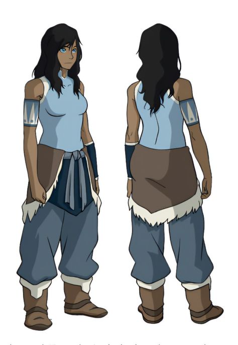 Korra Cosplay, Brown Hair And Blue Eyes, Korra Avatar, Disney Princess Modern, The Legend Of Korra, Animation Character, Avatar Cartoon, Legend Of Korra, Aang