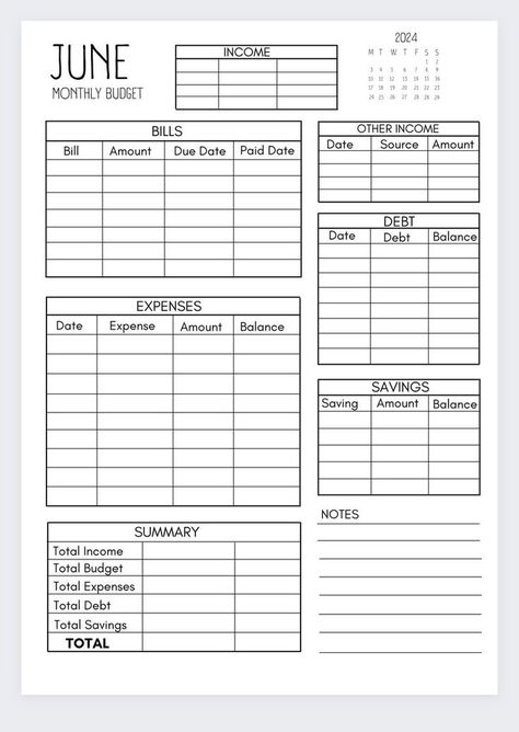 Budget By Paycheck Monthly Money Planner, Budget Planner Layout, Biweekly Budget Planner, Bills Organization, Bill Binder, No Buy Year, Paycheck Planner, Budget Planner Book, Financial Budget Planner