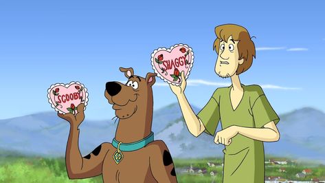 Scooby Doo Valentine, What's New Scooby Doo, Cartoon Brain, Scooby Doo Mystery Inc, Scooby Doo Images, Shaggy And Scooby, New Scooby Doo, Valentines Nail, Mystery Inc