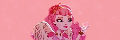 Cupid Header, Ca Cupid Ever After High, Ca Cupid, Pack Twitter, Insta Aesthetic, Pink Icons, Fairy Tale Characters, Aesthetic Pastel, Cartoon Icons