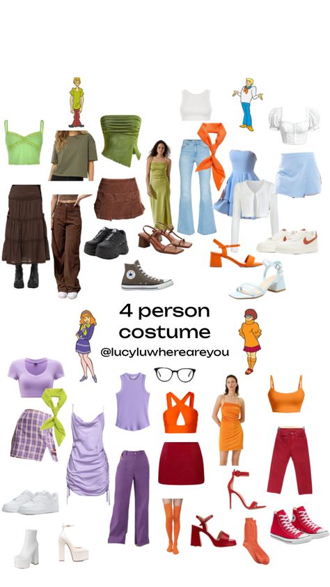 @lucyluwhereareyou #halloween #halloweencostume #cosplay #cosplayinspo #costumeinspo #halloweeninspo #scoobydoo #mysterycrew #shaggycostume #daphnecostume #velmacostume #fredcostume #diycostume Shaggy Costume, Scooby Doo Halloween Costumes, Velma Costume, Scooby Doo Costumes, Scooby Doo Halloween, Daphne Costume, Cute Group Halloween Costumes, Trio Halloween Costumes, Scooby Doo Mystery