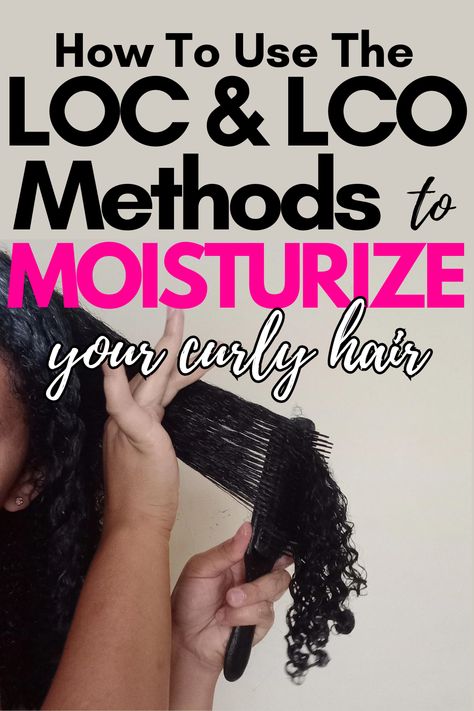 How To Moisturize Your Natural Hair - The LCO vs LOC Method – The Curly Hair Journey O Method, Dry Hair Ends, Loc Method Natural Hair, Curly Hair Journey, Lco Method, Jojoba Oil Hair, Oil For Curly Hair, Loc Method, Quick Hair Growth