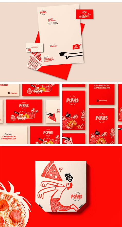 Food Branding Identity, Fast Food Brand Identity, Fast Food Branding Design, Fast Food Graphic Design, Food Design Graphic, Food Branding Ideas, Fast Food Packaging Design, Food Brand Design, Fast Food Branding