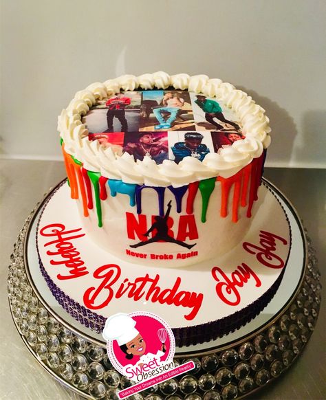 Never broke again Nba Youngboy Cake, Rapper Birthday Cake, Nba Cake, Rapper Birthday, Birthday Cake Homemade, Boy Cakes, Never Broke Again, Jordan Logo Wallpaper, Cake Homemade