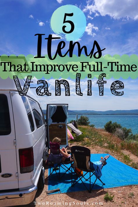 Full Time Van Living, Vanlife Organization, Living In A Van Full Time, Vanlife Essentials, Nomad Living, Living In A Car Full Time, Rav4 Camping, The Road, Rv Adventure