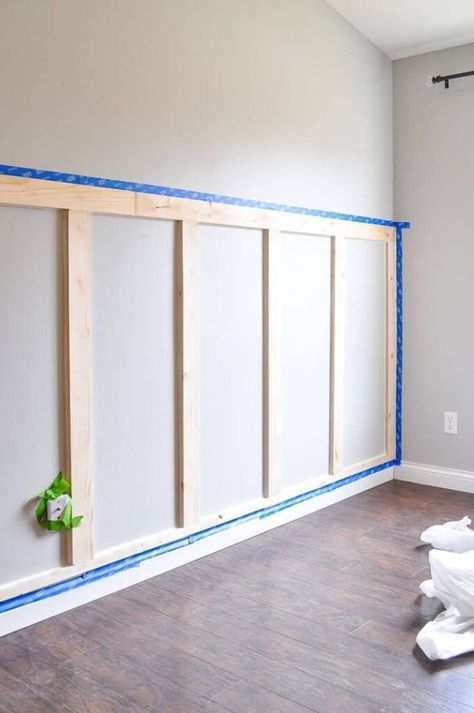 Transform your boring walls with these beautiful wainscoting ideas! Whether you're drawn to classic paneling or modern designs, discover how wainscoting can add architectural interest to any room. #WainscotingIdeas #HomeDecor #DIYDesign Diy Remodeling Ideas On A Budget, Diy Wainscoting, Faux Fireplace Diy, Faux Brick Walls, Diy Garage Door, Staircase Makeover, Diy Concrete Countertops, Small Bathroom Makeover, Diy Stairs