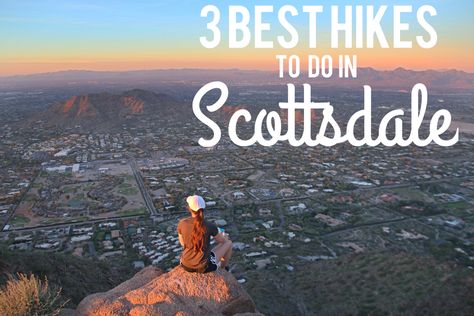 Best Hikes to do in Scottsdale! With pics of what to expect and more about Scottsdale, AZ. Hiking guide for camelback mountain, pistewa peak and pinnacle peak. Photo guide with top things to do in Scottsdale. The Montauk Scottsdale, Hiking Near Scottsdale Az, Domestic Trips, Pinnacle Peak Arizona, Scottsdale Restaurants With A View, Asu Graduation, Traveling America, Things To Do In Scottsdale, Birthday Getaway