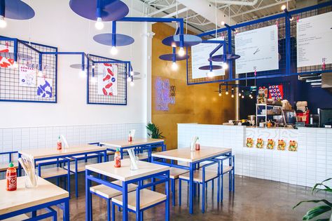 Maneki on Behance Burger Bar, Asian Restaurants, Modern Restaurant, Cafe Interior Design, Restaurant Branding, Restaurant Interior Design, Chinese Restaurant, Design Milk, Restaurant Interior