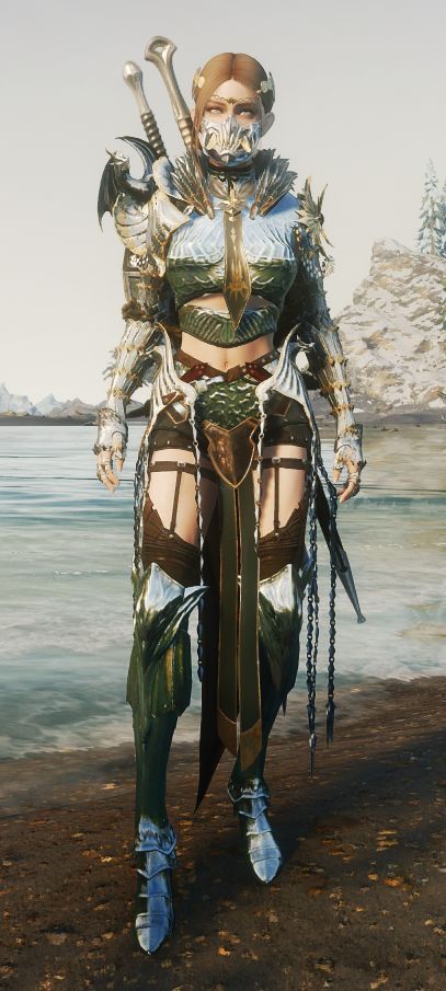 Skyrim Female Armor Mods, Skyrim Special Edition Mods, Elder Scrolls Art, Skyrim Mods, Female Armor, Elder Scrolls, Skyrim, Fantasy Character Design, Game Character