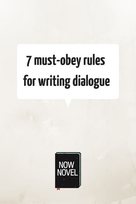 Read 7 rules for writing dialogue that will immerse readers in your story and create character identification. Rules For Writing, Editing Room, Create Character, Nonfiction Writing, Writers Notebook, Writing Dialogue, Writing Stuff, Writers Write, Book Writing Tips