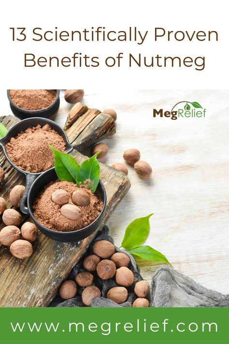 Nutmeg isn’t just a spice that make sweet treats delicious. It has major health benefits too. On the blog, discover the 13 scientifically proven benefits of the super spice called nutmeg and how it’s not only good for your food but also for your body too. Click the link below to discover more. Benefits Of Nutmeg, Nutmeg Benefits, Best Superfoods, Spiced Butter, Homemade Mixes, Coffee Benefits, Home Health Remedies, West Indies, Healthy Mind