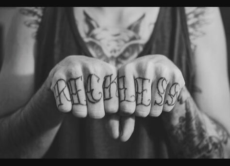 Reckless Tattoo, Tattoo Words, Tattoo Girl, Word Tattoos, Tattoo Images, Art Drawings Sketches, Ink Tattoo, Girl Tattoos, Drawing Sketches