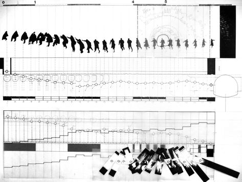 Film Analysis Diagram, Movement Analysis Architecture, Architecture Analysis, Analytical Drawing, Film Architecture, Architecture Movement, Movement Architecture, Film Analysis, Movement Drawing