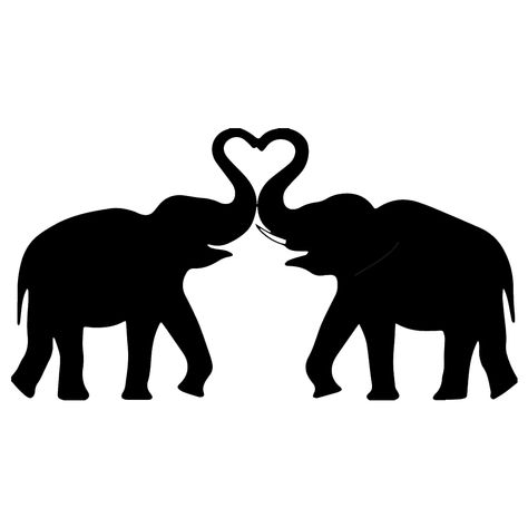 Elephant Stencil, Mother And Baby Elephant, Wood Burning Stencils, Love Silhouette, Elephant Silhouette, 14th Anniversary, Animal Stencil, Elephant Trunk, Elephant Painting