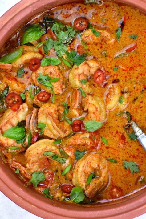 Best Asian Recipes, Thai Shrimp Curry, Shrimp Curry Recipe, Shrimp Curry, Thai Shrimp, Asian Recipe, Prawn Recipes, Curry Shrimp, Food At Home