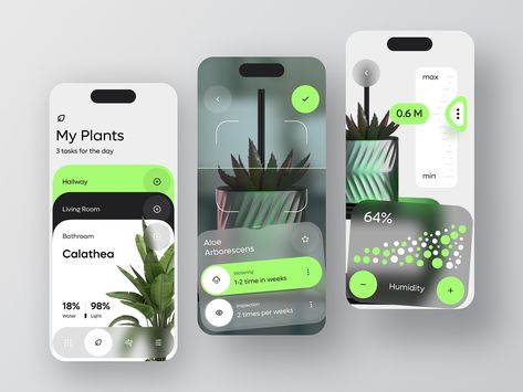 LeafSnap - Plant Identification App by Stav D. for RonDesignLab ⭐️ on Dribbble Plant App Design, Plant Identification App, App Home Screen, Plant App, Wellness Apps, Identify Plant, Plant Identification, Id Design, Travel App