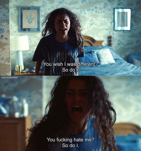 Euphoria fic • Instagram Euphoria Quotes, Euphoria Quote, I Am Different, Tv Show Quotes, Film Quotes, Deep Thought Quotes, The Villain, Real Quotes, How I Feel